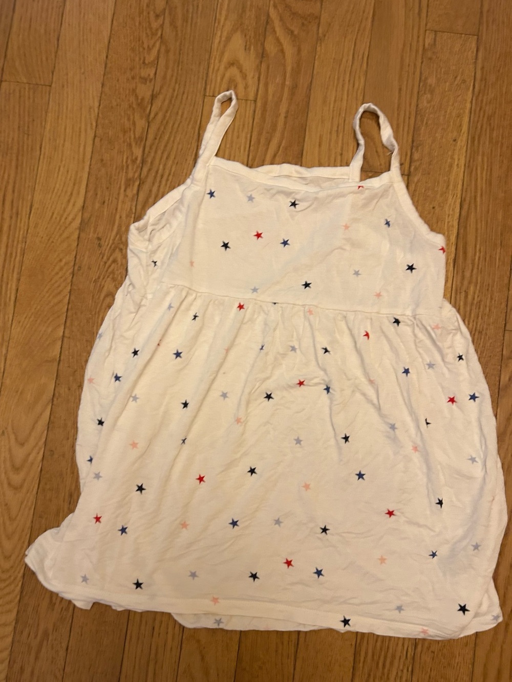 Girls Old Navy Babydoll Patriotic 4th of July Top Size XL